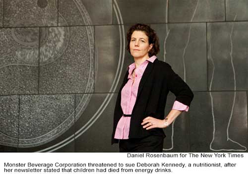 Deborah Kennedy - In a New Aisle, Deadly Energy Drinks Sidestep Some Rules