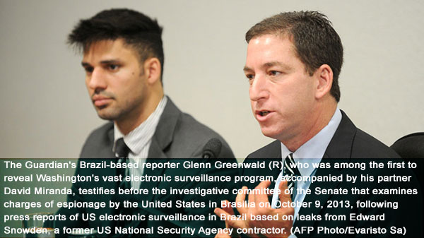 Greenwald threatens to publish more revelations, claims threats from US and UK