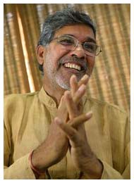 Kailash Satyarthi, an Indian children's rights campaigner