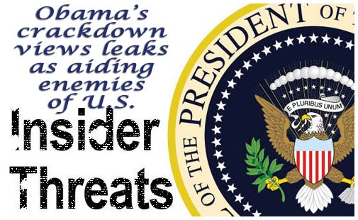 Obama’s crackdown views leaks as aiding enemies of U.S.